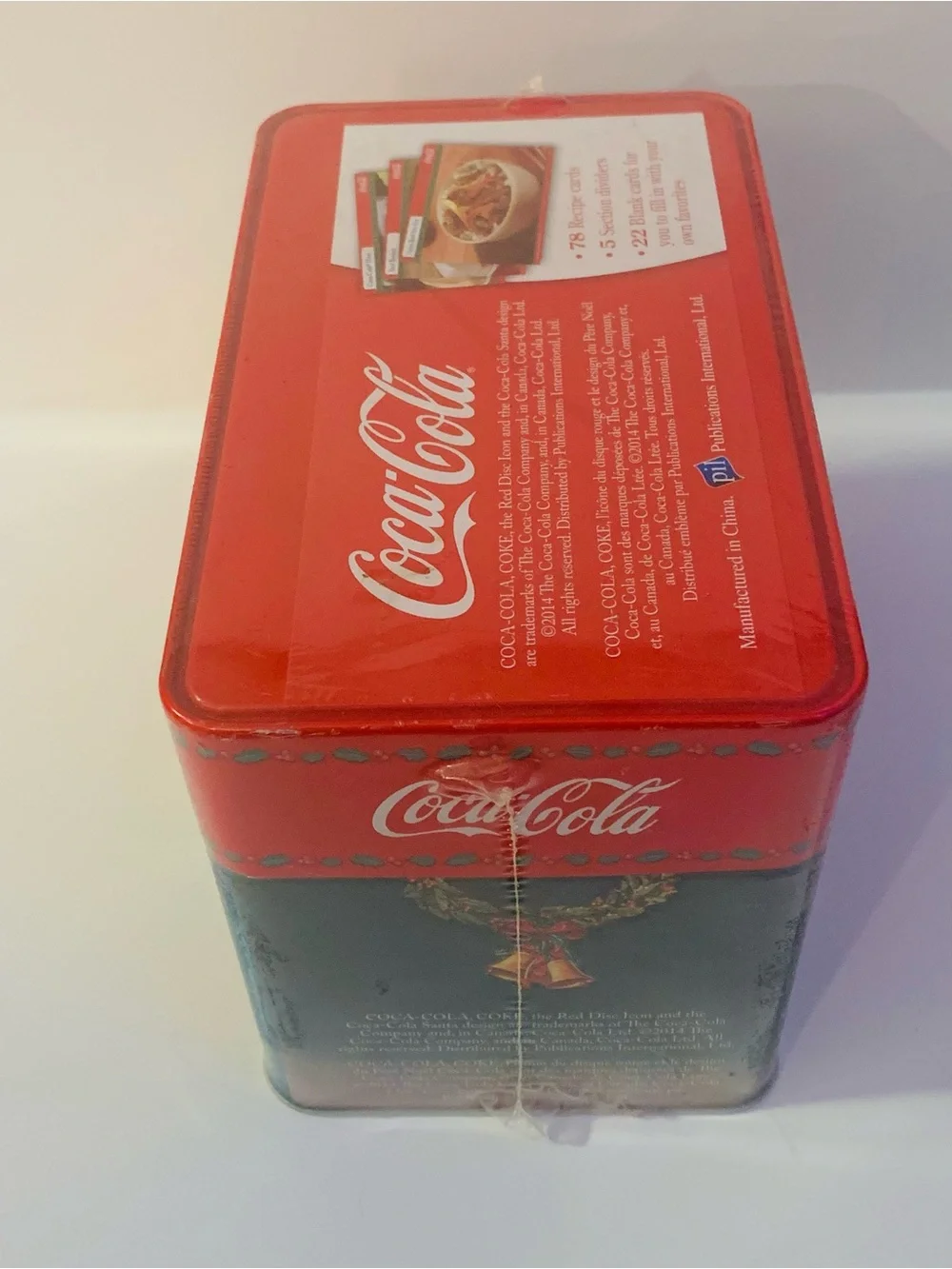 Coca-Cola COOKING WITH COKE Tin Recipe Collection 78 Cards NEW SEALED!
